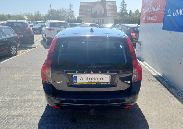 Volvo V50 cena 19900 przebieg: 210000, rok produkcji 2012 z Wysokie Mazowieckie małe 529